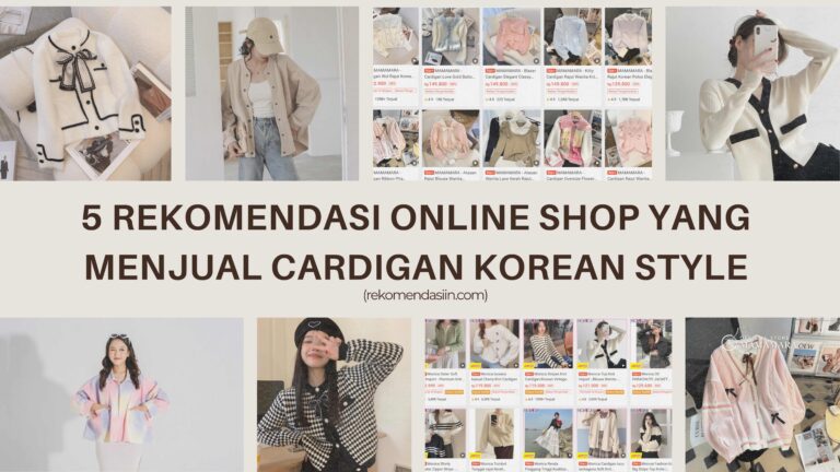 cardigan - 5 Rekomendasi Toko Online yang Menjual Cardigan Ala Korean Style