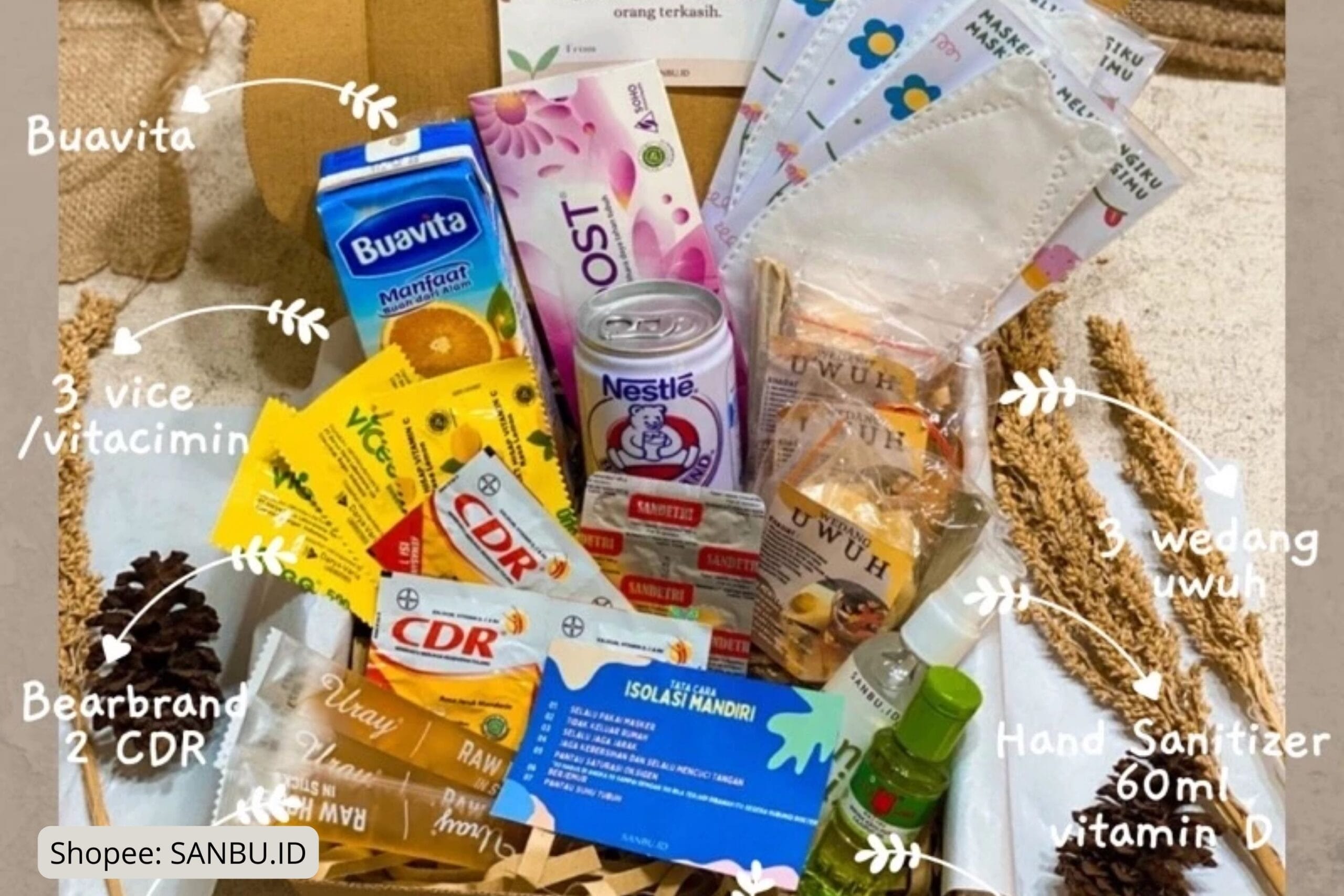 rekomendasiin Vitamin dan Suplemen Kesehatan hampers lebaran