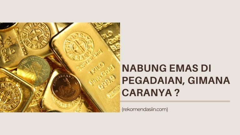 nabung emas di pegadaian